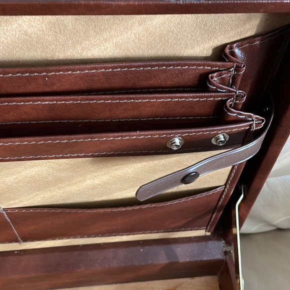 Vintage Sebco Briefcase Attaché Case Brown with Lock - Picture 13 of 17